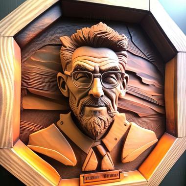 3D model Gordon Freeman from Half Life (STL)